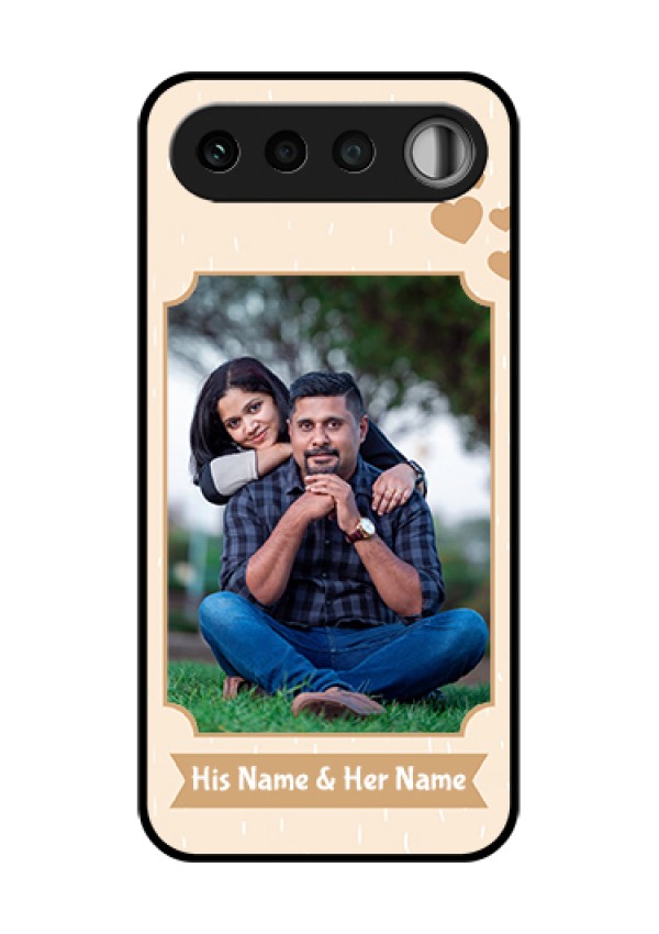Realme 16 5G Custom Glass Phone Case - With Confetti Love Design