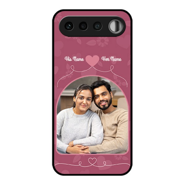 Realme 16 5G Custom Glass Phone Case - Love Floral Design