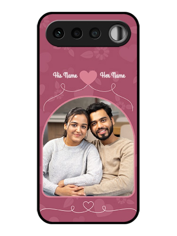 Custom Realme 16 5G Custom Glass Phone Case - Love Floral Design