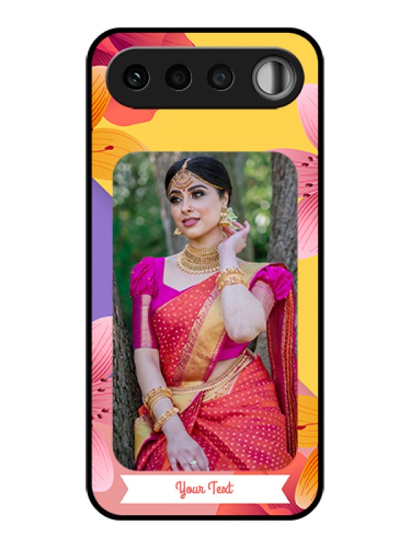 Custom Realme 16 5G Custom Glass Phone Case - 3 Image With Vintage Floral Design