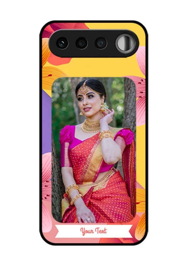 Realme 16 5G Custom Glass Phone Case - 3 Image With Vintage Floral Design