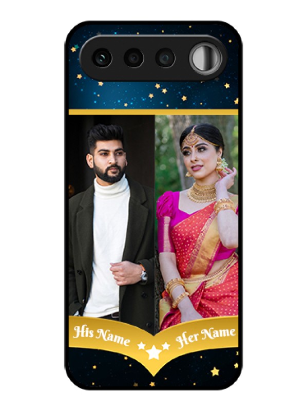 Custom Realme 16 5G Custom Glass Phone Case - Galaxy Stars Backdrop Design