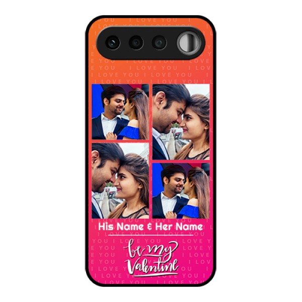 Realme 16 5G Custom Glass Phone Case - I Love You Pink Design