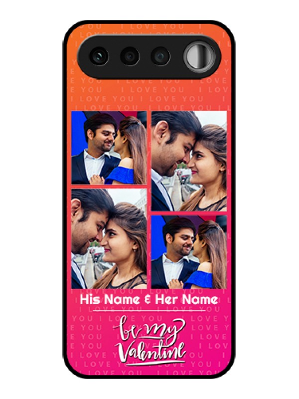 Custom Realme 16 5G Custom Glass Phone Case - I Love You Pink Design