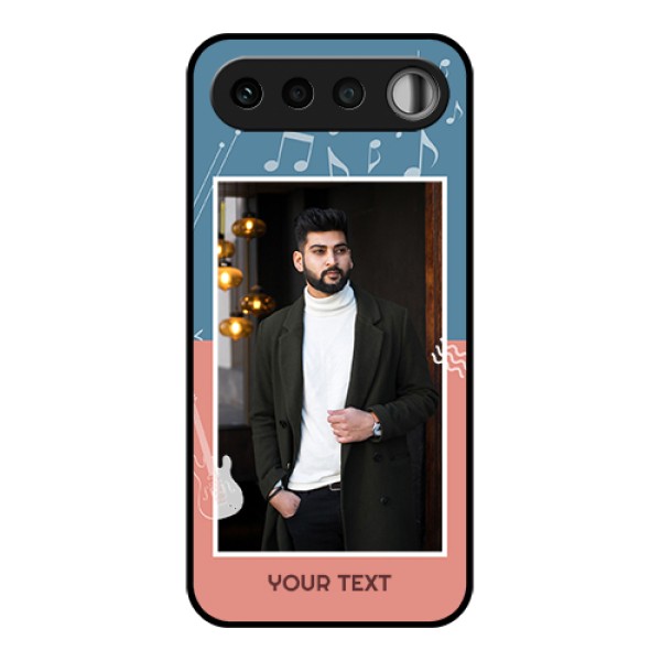 Realme 16 5G Custom Glass Phone Case - With Color Musical Note Design Realme 16 5G Custom Glass Phone Case - With Color Musical Note Design