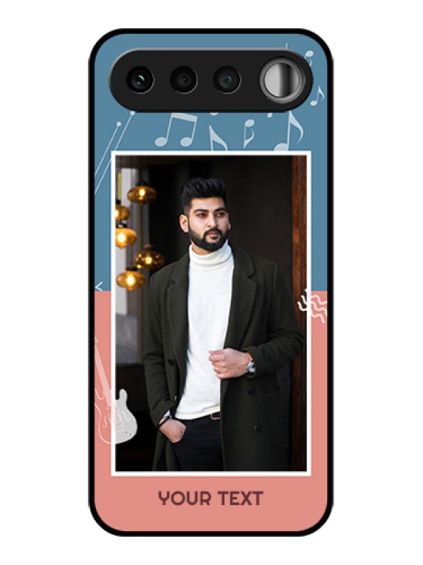 Custom Realme 16 5G Custom Glass Phone Case - With Color Musical Note Design