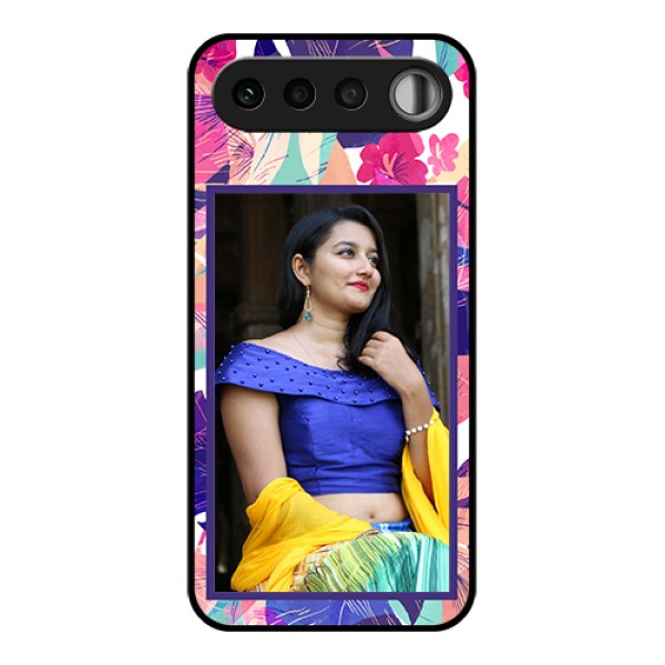 Realme 16 5G Custom Glass Phone Case - Abstract Floral Design