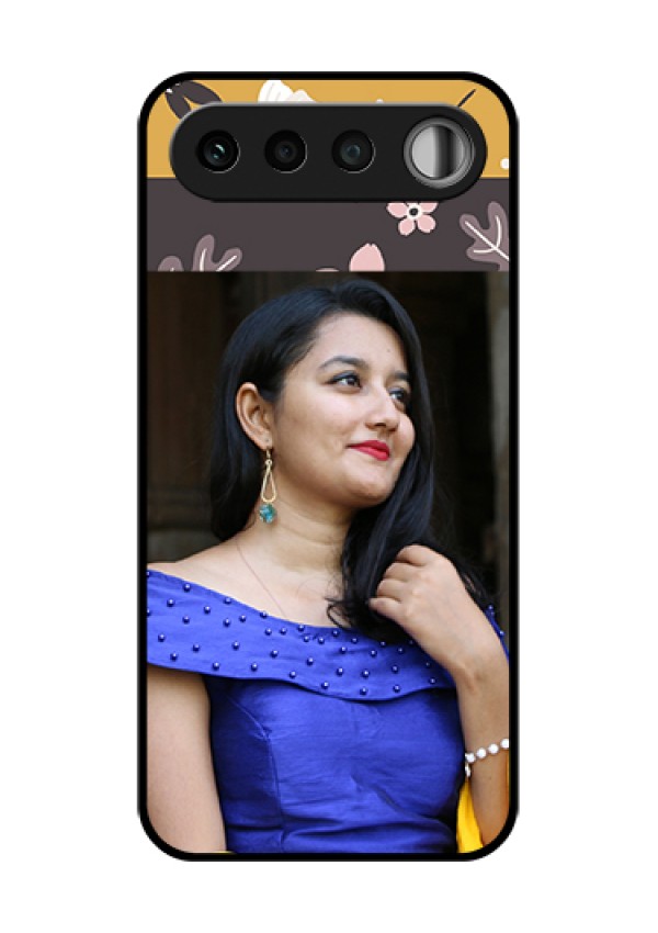 Realme 16 5G Custom Glass Phone Case - Stylish Floral Design