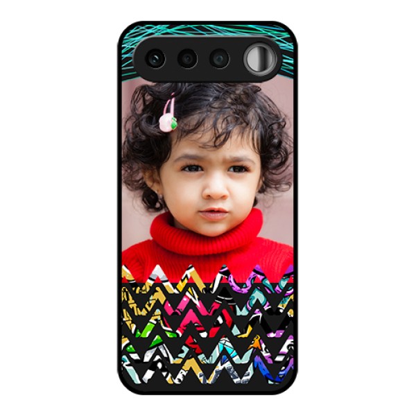 Realme 16 5G Custom Glass Phone Case - Neon Abstract Design