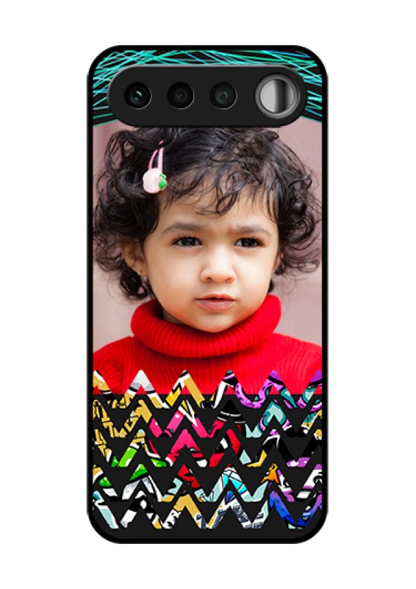 Realme 16 5G Custom Glass Phone Case - Neon Abstract Design