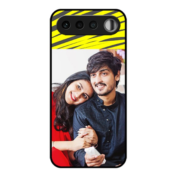 Realme 16 5G Custom Glass Phone Case - Yellow Abstract Design