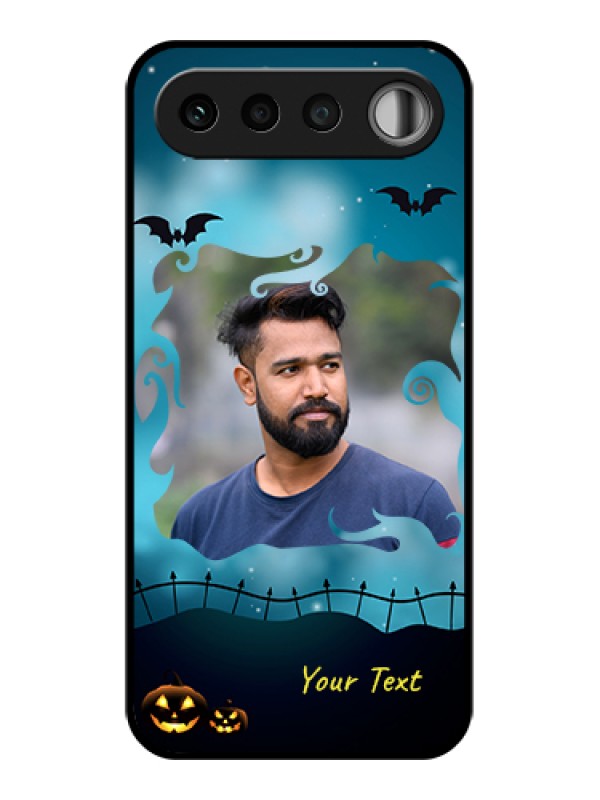 Custom Realme 16 5G Custom Glass Phone Case - Halloween Frame Design