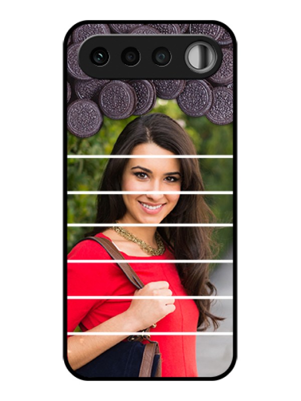 Custom Realme 16 5G Custom Glass Phone Case - With Oreo Biscuit Design