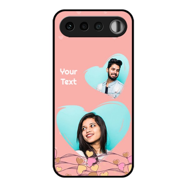 Realme 16 5G Custom Glass Phone Case - Love Doodle Design