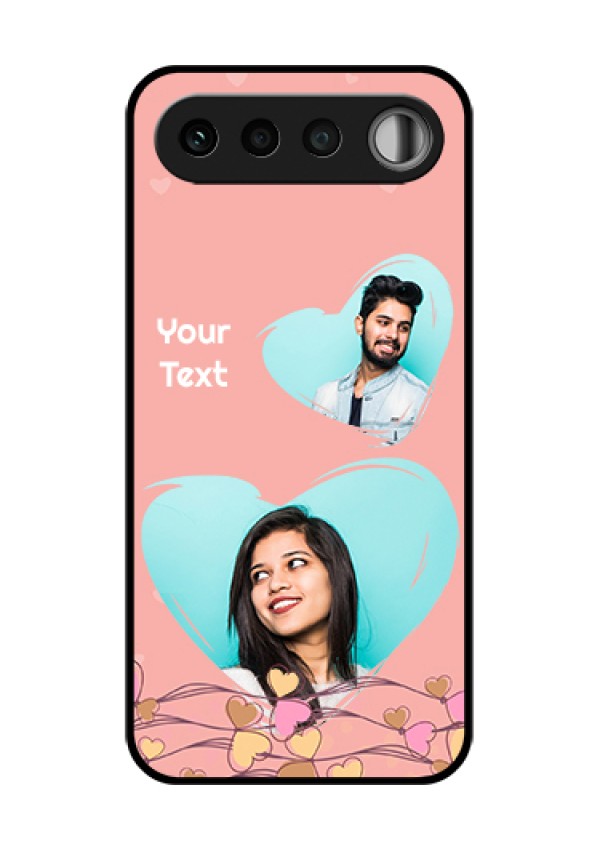 Realme 16 5G Custom Glass Phone Case - Love Doodle Design