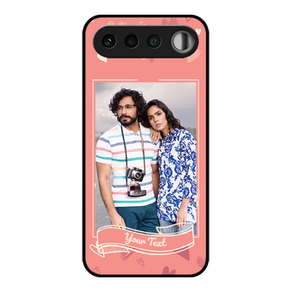 Realme 16 5G Custom Glass Phone Case - Love Doodle Art Design