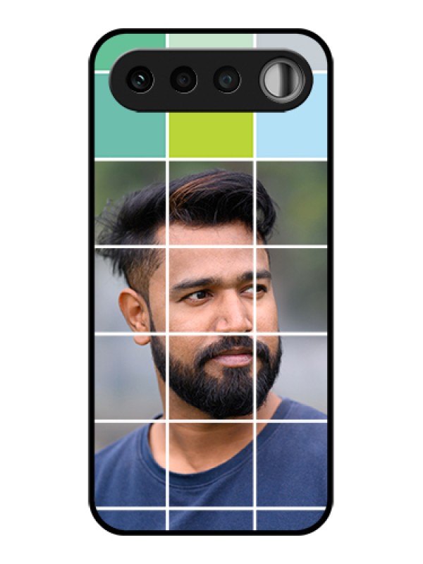 Custom Realme 16 5G Custom Glass Phone Case - With White Box Pattern
