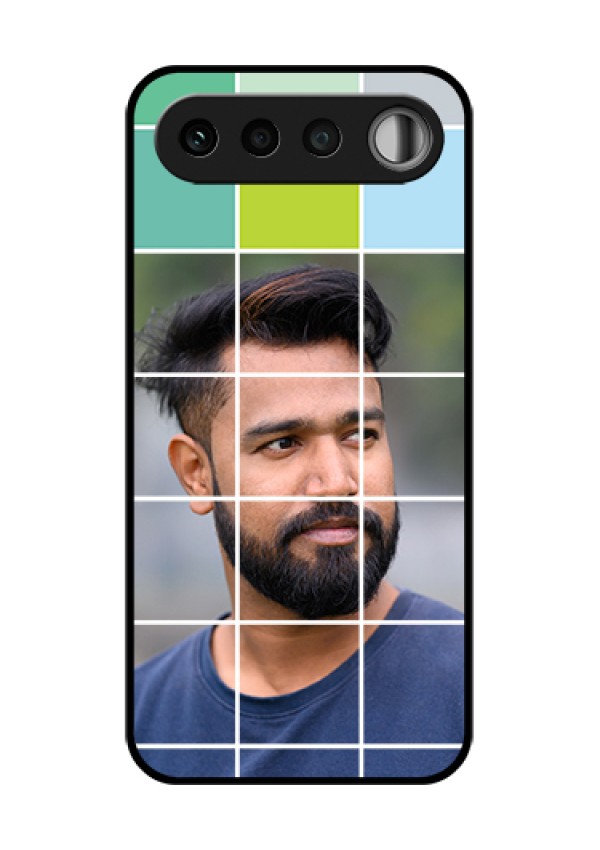 Realme 16 5G Custom Glass Phone Case - With White Box Pattern