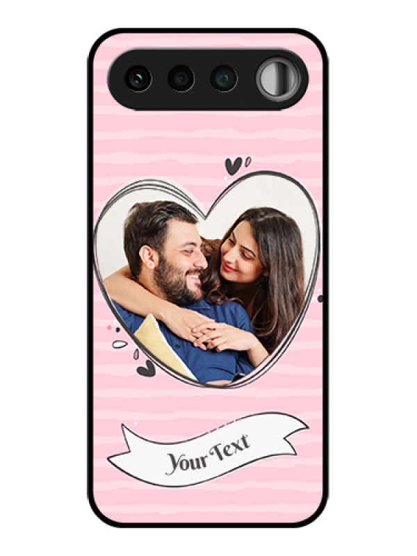 Custom Realme 16 5G Custom Glass Phone Case - Vintage Heart Design