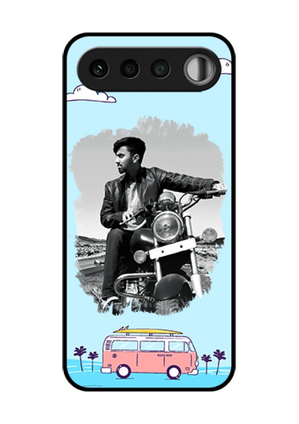 Realme 16 5G Custom Glass Phone Case - Travel & Adventure Design