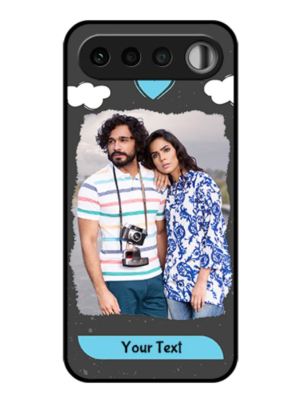 Custom Realme 16 5G Custom Glass Phone Case - Splashes With Love Doodles Design