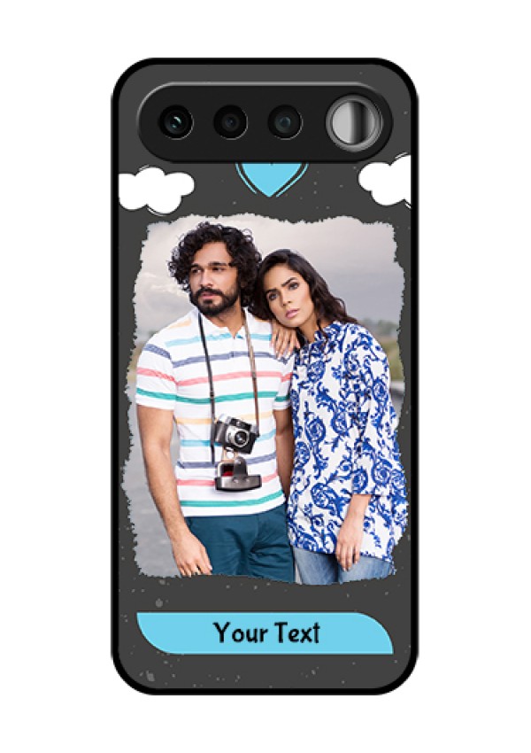 Realme 16 5G Custom Glass Phone Case - Splashes With Love Doodles Design