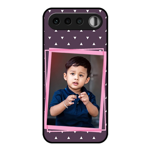 Realme 16 5G Custom Glass Phone Case - Triangle Pattern Dotted Design Realme 16 5G Custom Glass Phone Case - Triangle Pattern Dotted Design