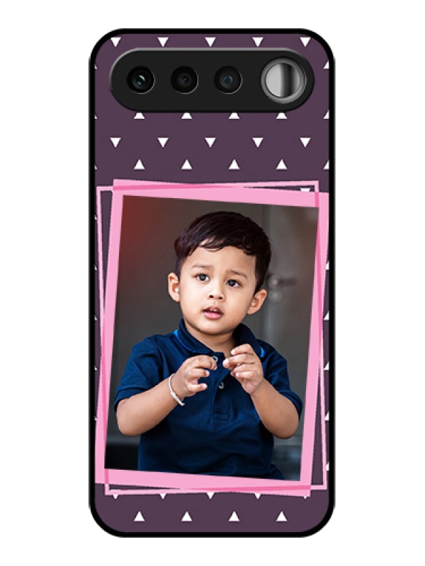 Custom Realme 16 5G Custom Glass Phone Case - Triangle Pattern Dotted Design