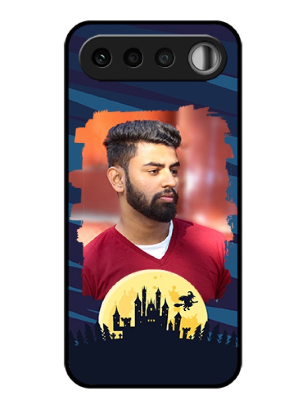Custom Realme 16 5G Custom Glass Phone Case - Halloween Witch Design