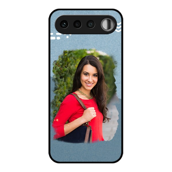 Realme 16 5G Custom Glass Phone Case - Grunge Line Art Design