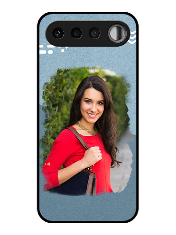 Custom Realme 16 5G Custom Glass Phone Case - Grunge Line Art Design