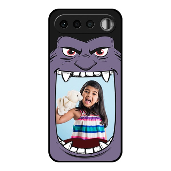 Realme 16 5G Custom Glass Phone Case - Angry Monster Design