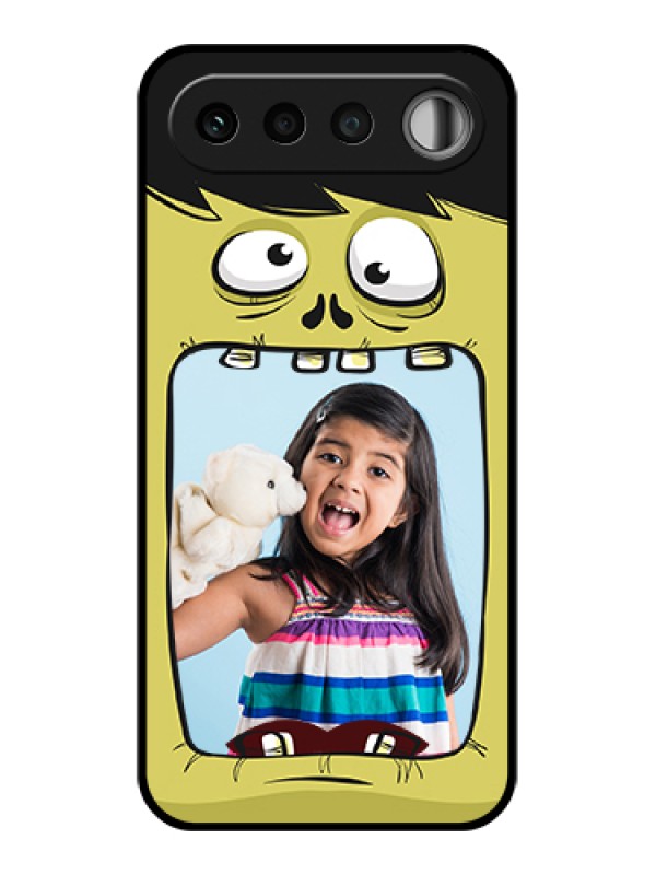 Custom Realme 16 5G Custom Glass Phone Case - Cartoon Monster Back Case Design