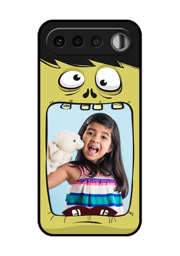 Realme 16 5G Custom Glass Phone Case - Cartoon Monster Back Case Design