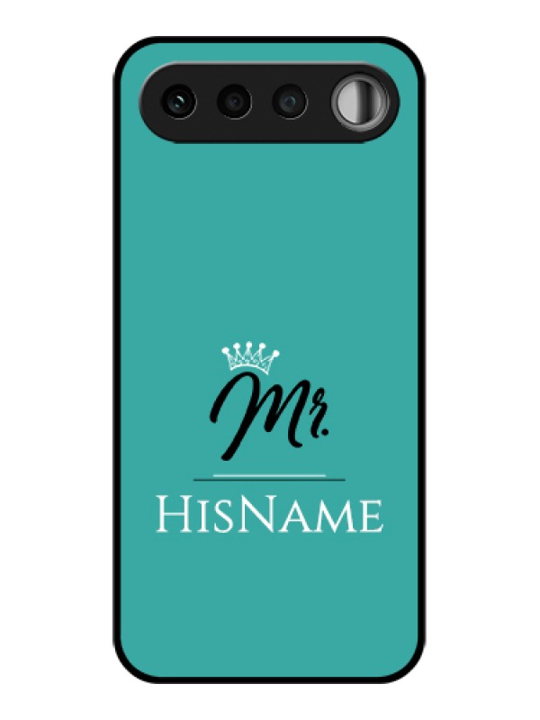 Custom Realme 16 5G Custom Glass Phone Case - Mr With Name Design