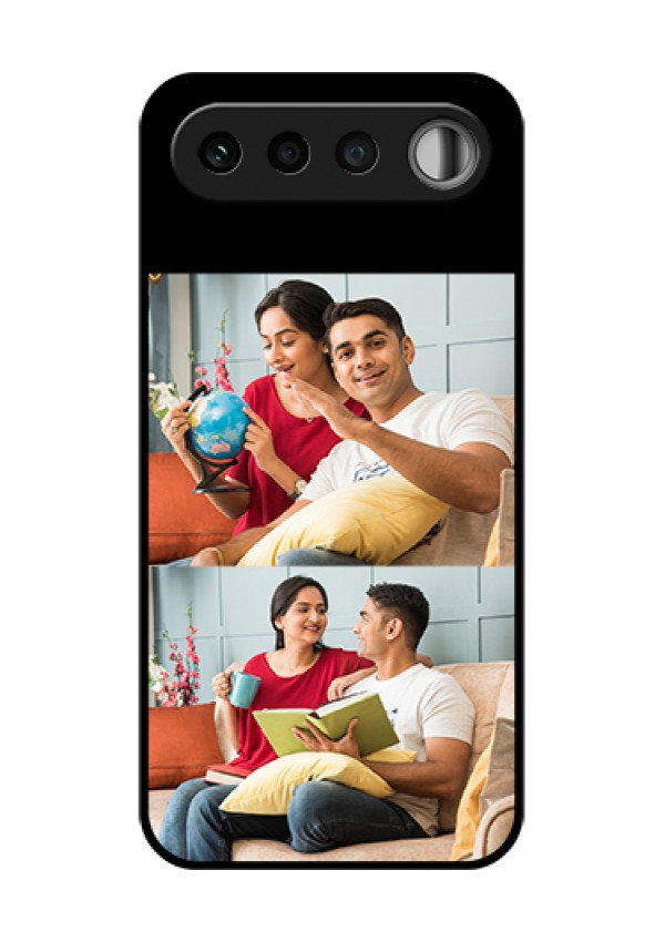 Realme 16 5G Custom Glass Phone Case - 2 Images Design