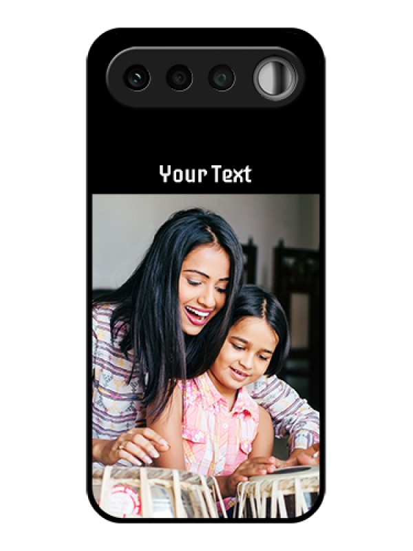 Custom Realme 16 5G Custom Glass Phone Case - Photo With Name Design