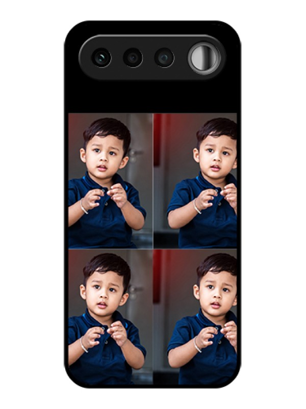 Custom Realme 16 5G Custom Glass Phone Case - 4 Image Holder Design