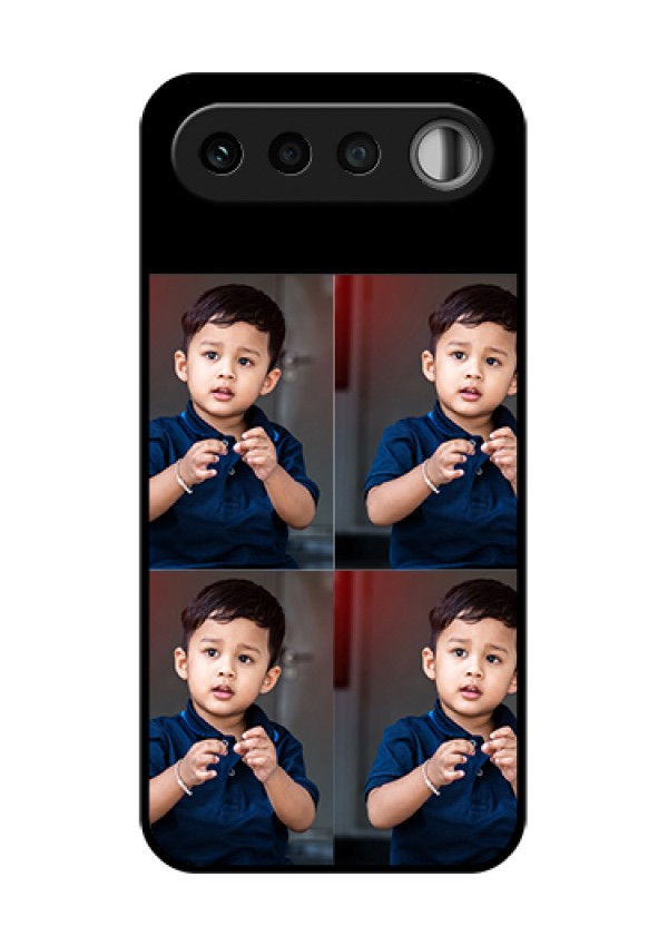 Realme 16 5G Custom Glass Phone Case - 4 Image Holder Design