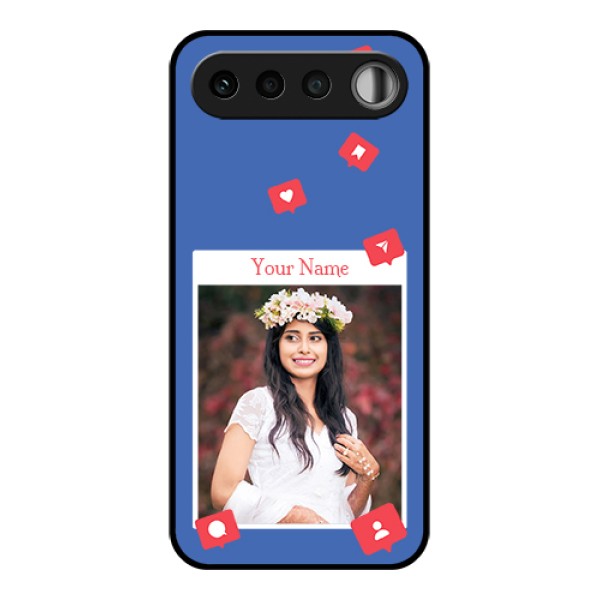 Realme 16 5G Custom Glass Phone Case - Like Share And Comment Design Realme 16 5G Custom Glass Phone Case - Like Share And Comment Design