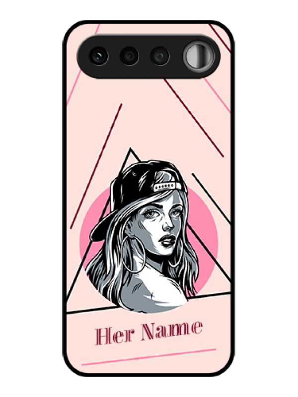 Custom Realme 16 5G Custom Glass Phone Case - Rockstar Girl Design