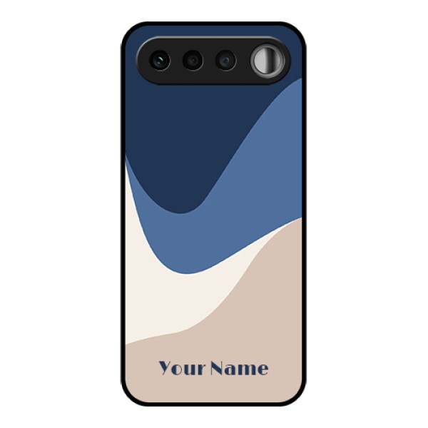 Realme 16 5G Custom Glass Phone Case - Abstract Drip Art Design