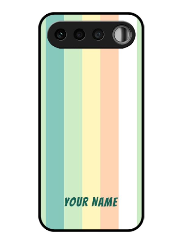 Custom Realme 16 5G Custom Glass Phone Case - Multi - Colour Stripes Design