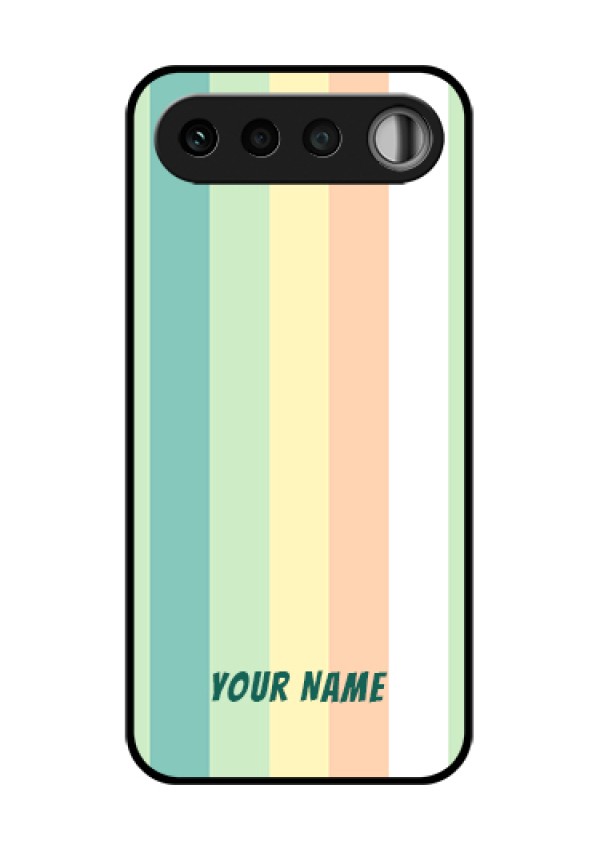 Realme 16 5G Custom Glass Phone Case - Multi - Colour Stripes Design