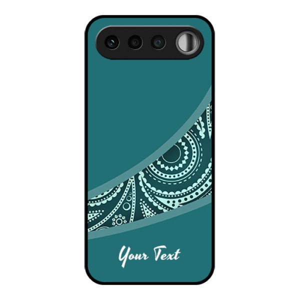 Realme 16 5G Custom Glass Phone Case - Semi Visible Floral Design