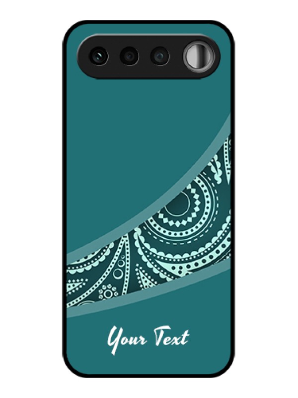 Custom Realme 16 5G Custom Glass Phone Case - Semi Visible Floral Design