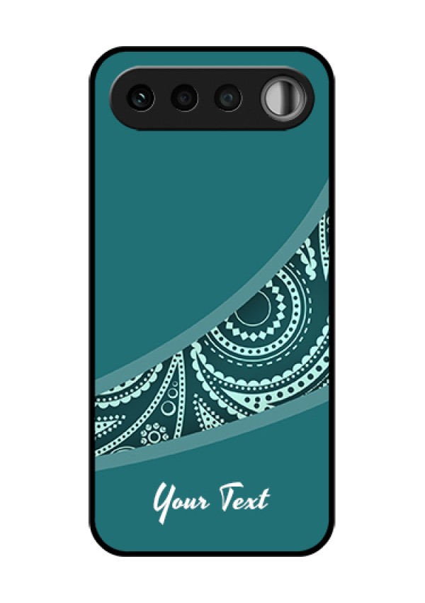 Realme 16 5G Custom Glass Phone Case - Semi Visible Floral Design