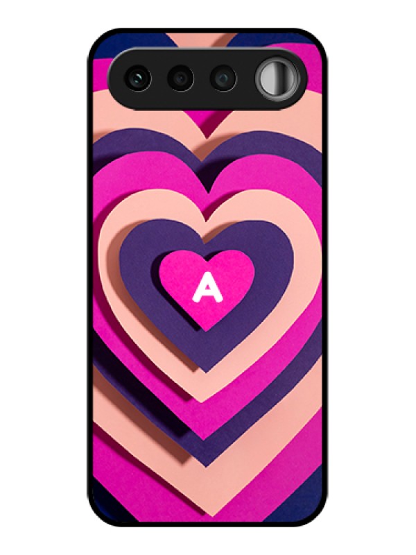 Custom Realme 16 5G Custom Glass Phone Case - Cute Heart Pattern Design