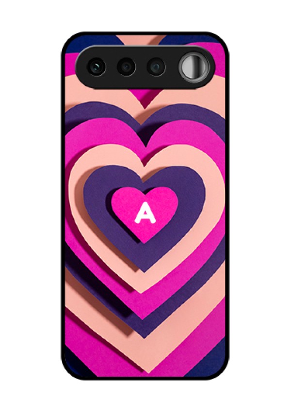 Realme 16 5G Custom Glass Phone Case - Cute Heart Pattern Design