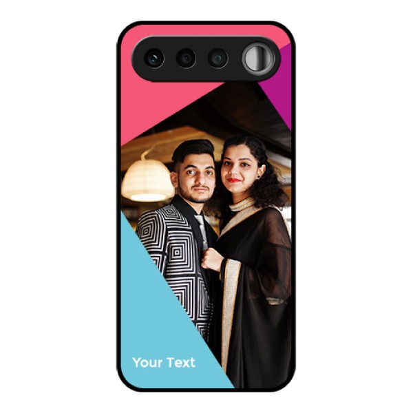 Realme 16 5G Custom Glass Phone Case - Stacked Triple Colour Design Realme 16 5G Custom Glass Phone Case - Stacked Triple Colour Design